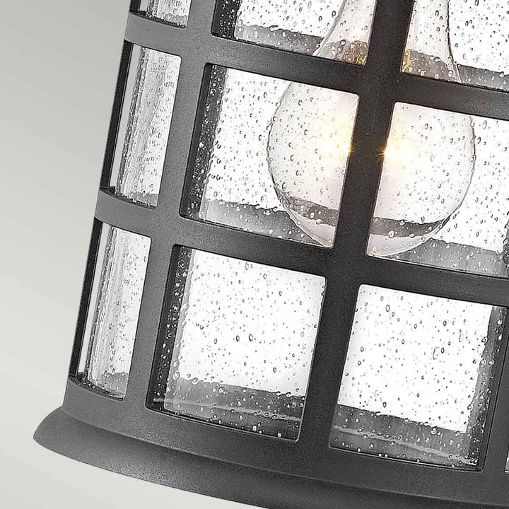 Norlys Freeport 1lt Medium Wall Lantern  HK-FREEPORT2-M-TBK Textured Black