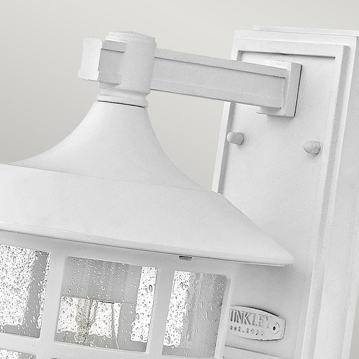 Norlys Freeport 1lt Medium Wall Lantern  HK-FREEPORT2-M-TWH Textured White