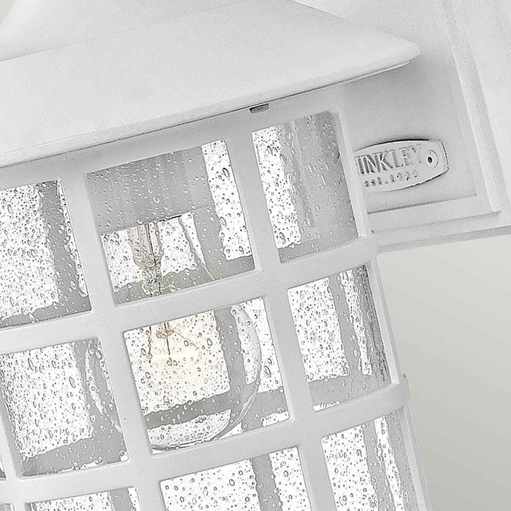 Norlys Freeport 1lt Medium Wall Lantern  HK-FREEPORT2-M-TWH Textured White