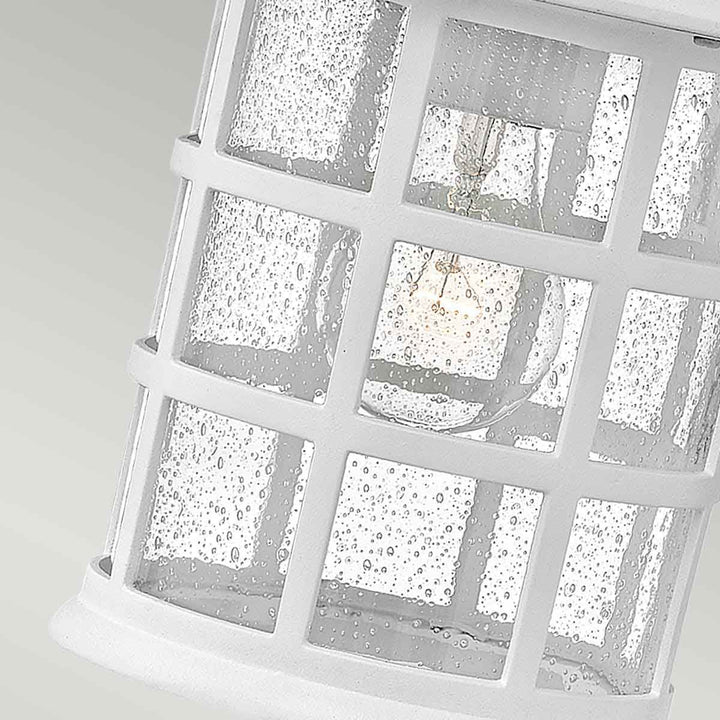 Norlys Freeport 1lt Medium Wall Lantern  HK-FREEPORT2-M-TWH Textured White