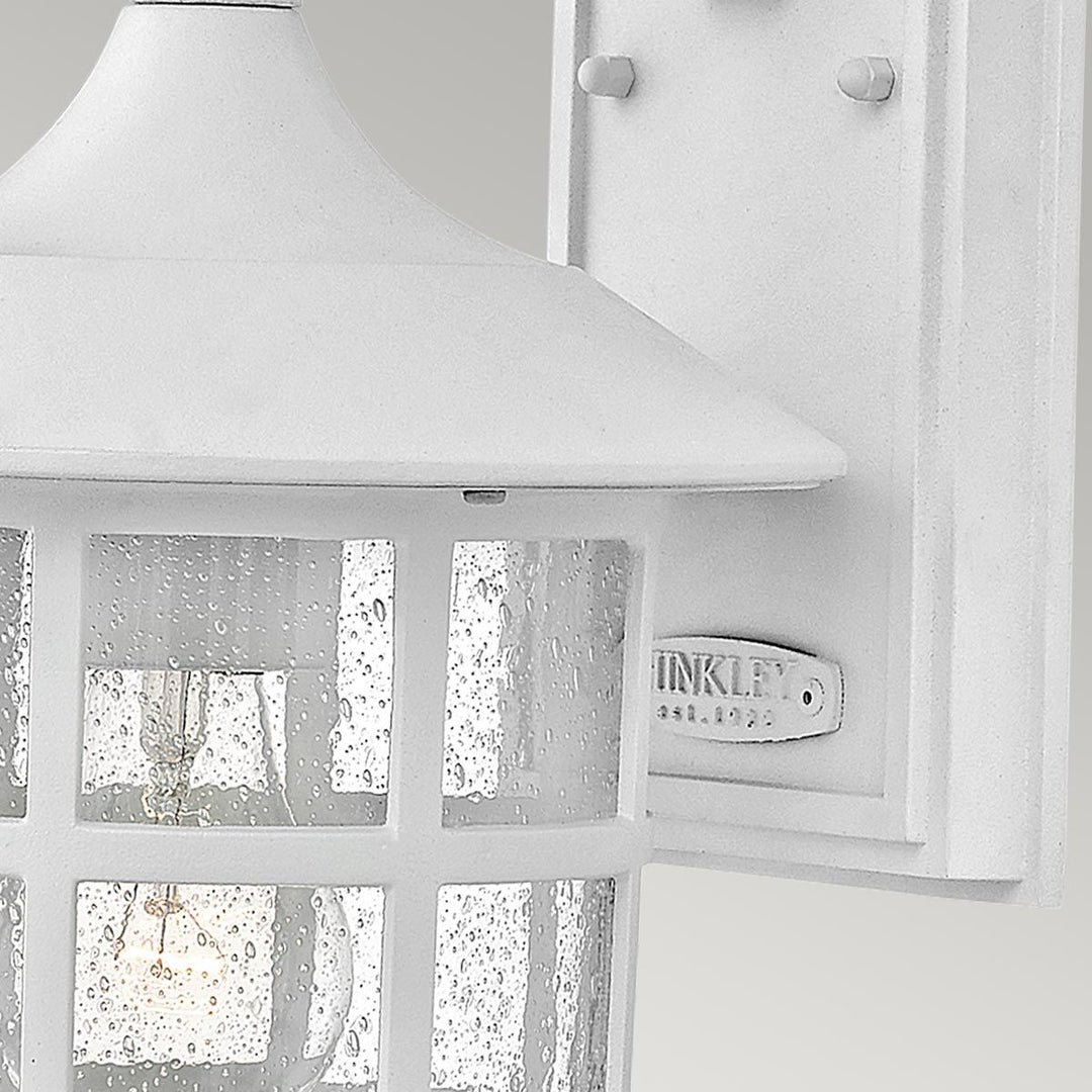 Norlys Freeport 1lt Medium Wall Lantern  HK-FREEPORT2-M-TWH Textured White