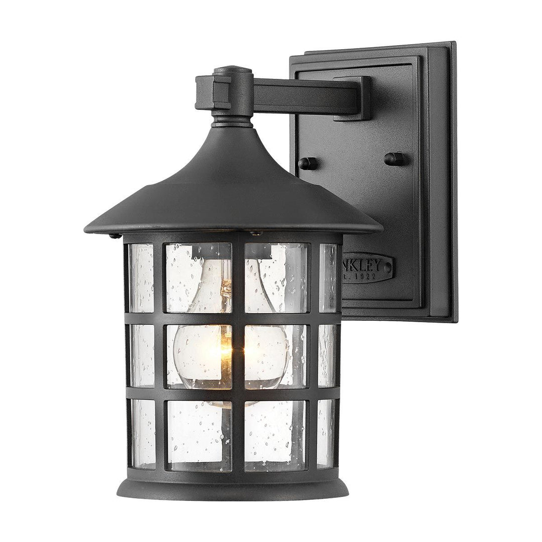 Norlys Freeport 1lt Small Wall Lantern  HK-FREEPORT2-S-TBK Textured Black