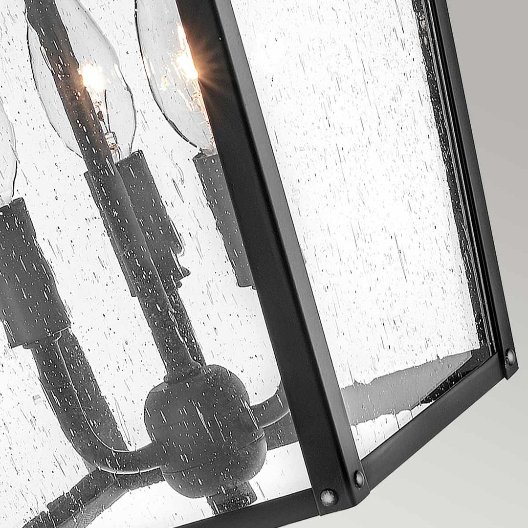 Norlys Huntersfield 3 Light Large Wall Lantern HK-HUNTERSFIELD2-L-BK Black