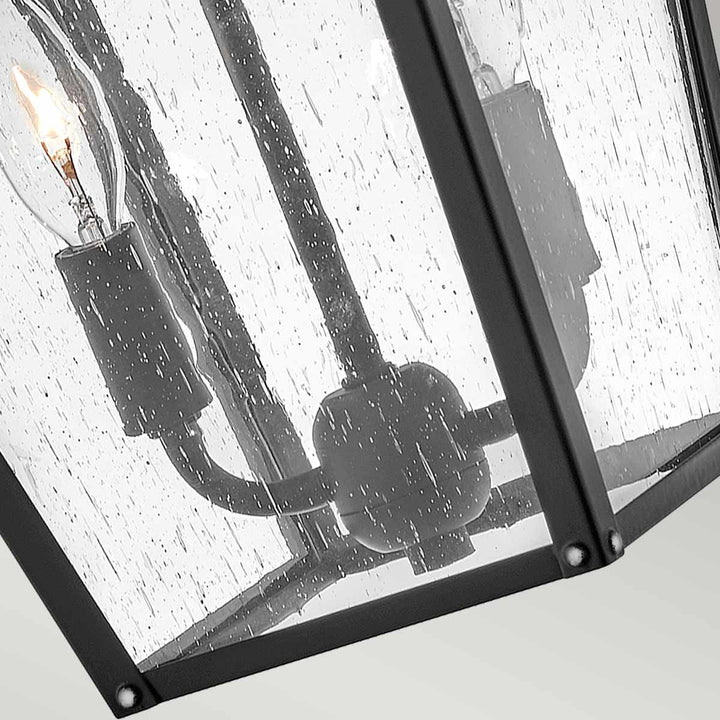 Norlys Huntersfield 2 Light Medium Wall Lantern HK-HUNTERSFIELD2-M-BK Black