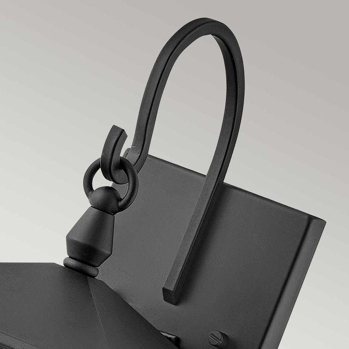 Norlys Huntersfield 1 Light Small Wall Lantern HK-HUNTERSFIELD2-S-BK Black