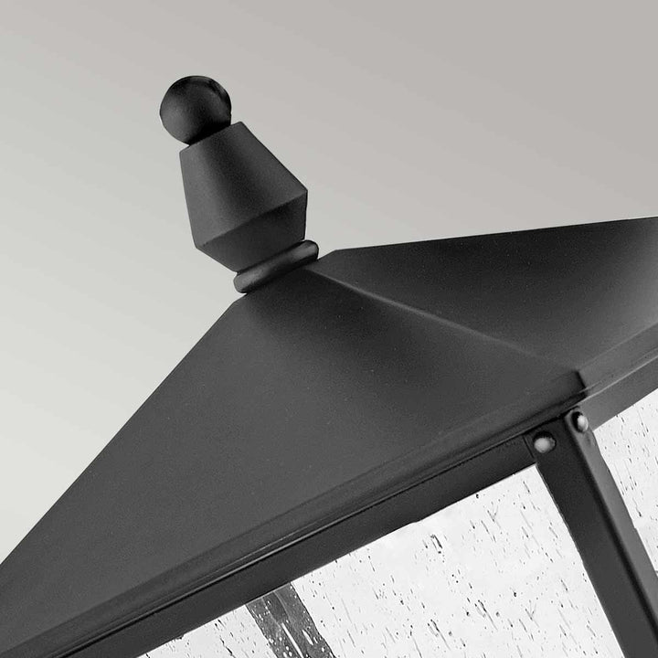 Norlys Huntersfield 2 Light Medium Pedestal Lantern HK-HUNTERSFIELD3-M-BK Black