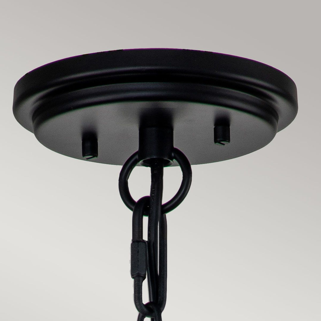 Norlys Huntersfield 3 Light Large Chain Lantern HK-HUNTERSFIELD8-L-BK Black