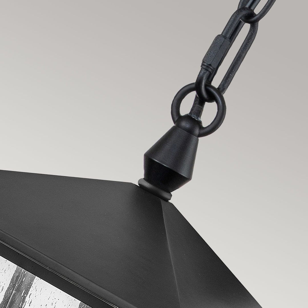 Norlys Huntersfield 3 Light Large Chain Lantern HK-HUNTERSFIELD8-L-BK Black