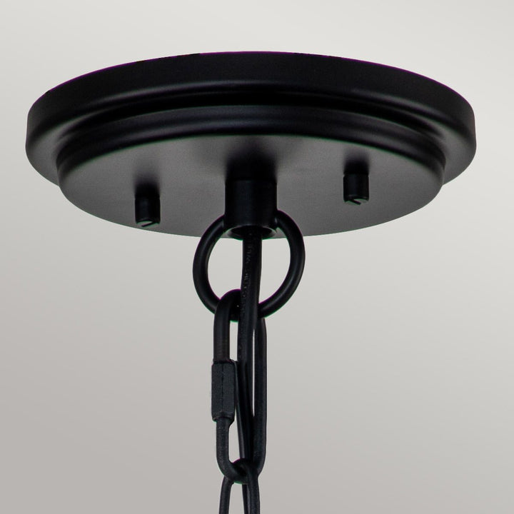 Norlys Huntersfield 1 Light Small Chain Lantern HK-HUNTERSFIELD8-S-BK Black