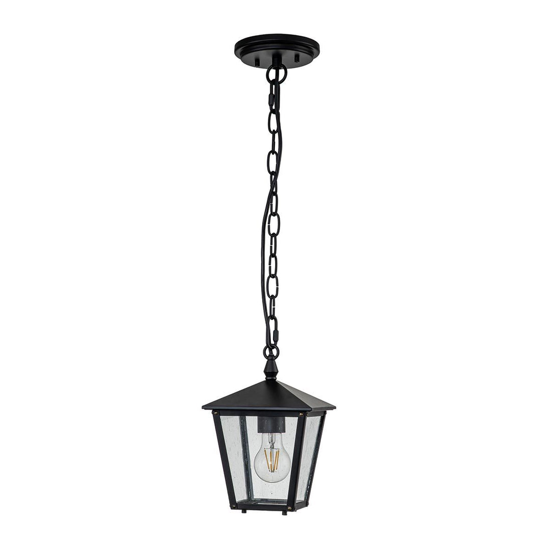 Norlys Huntersfield 1 Light Small Chain Lantern HK-HUNTERSFIELD8-S-BK Black