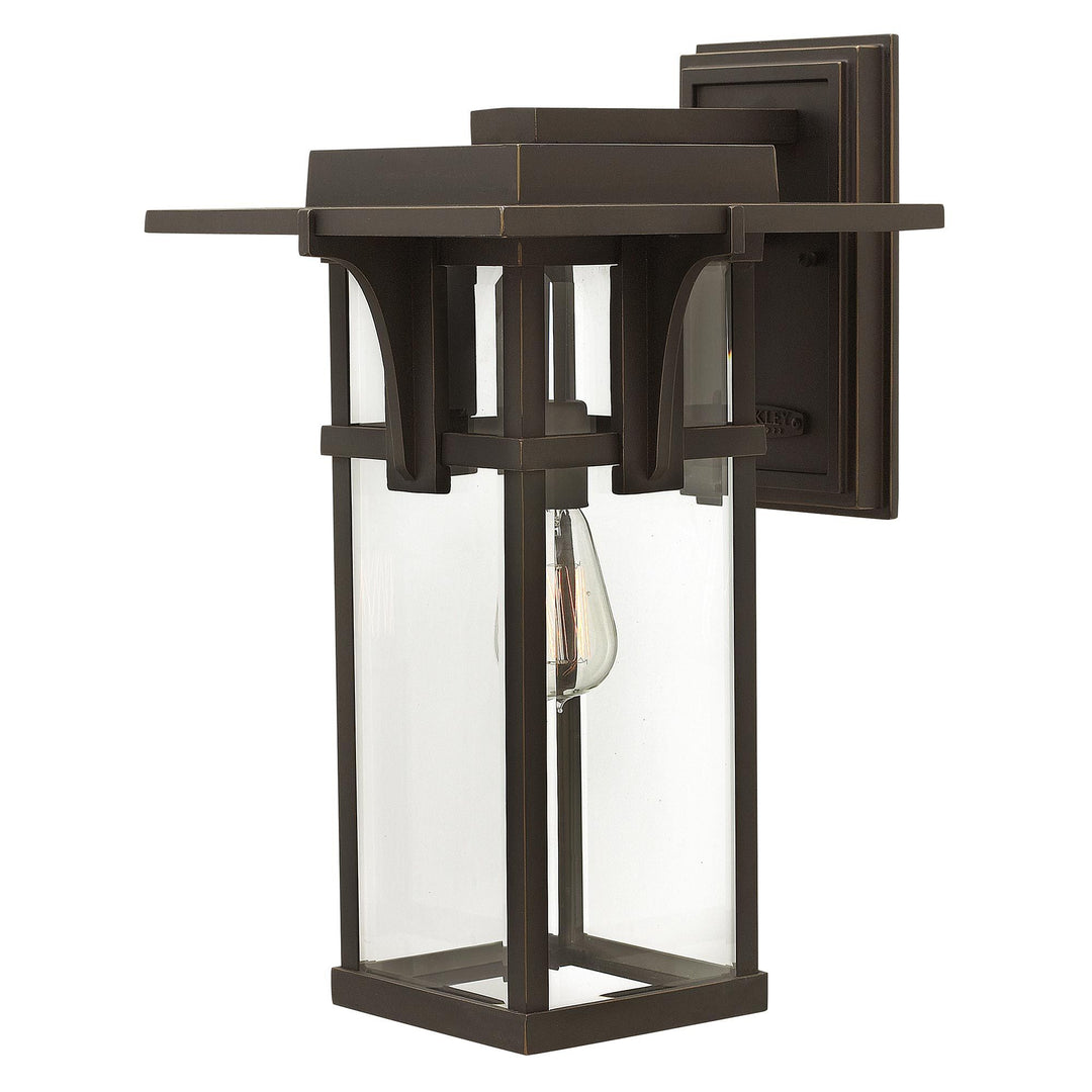 Norlys Manhattan 1 Light Large Wall Lantern HK-MANHATTAN2-L Oil Rubbed Bronze