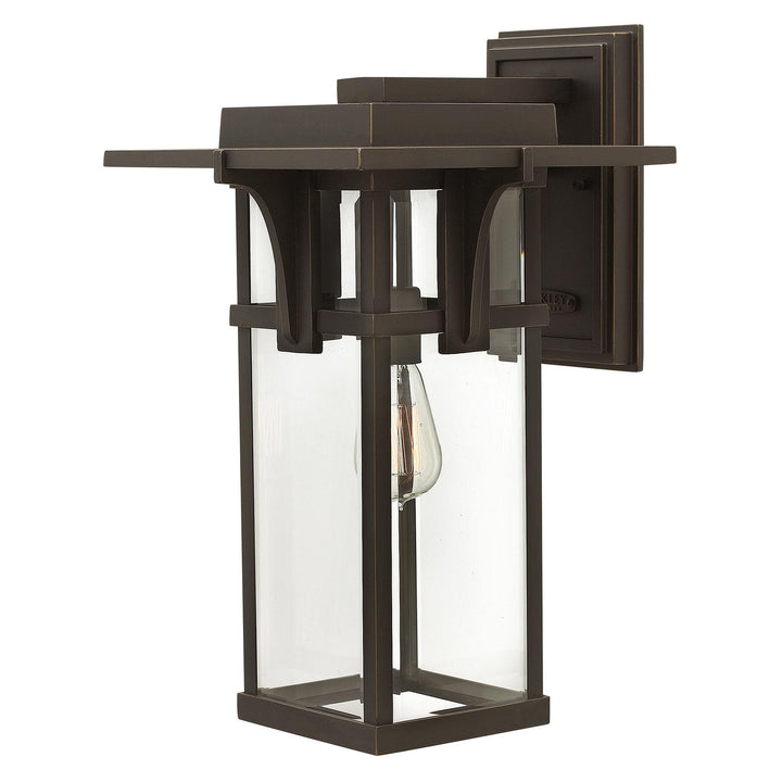 Norlys Manhattan 1 Light Large Wall Lantern HK-MANHATTAN2-L Oil Rubbed Bronze