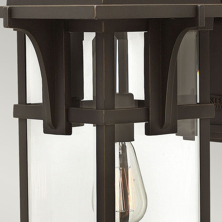 Norlys Manhattan 1 Light Large Wall Lantern HK-MANHATTAN2-L Oil Rubbed Bronze
