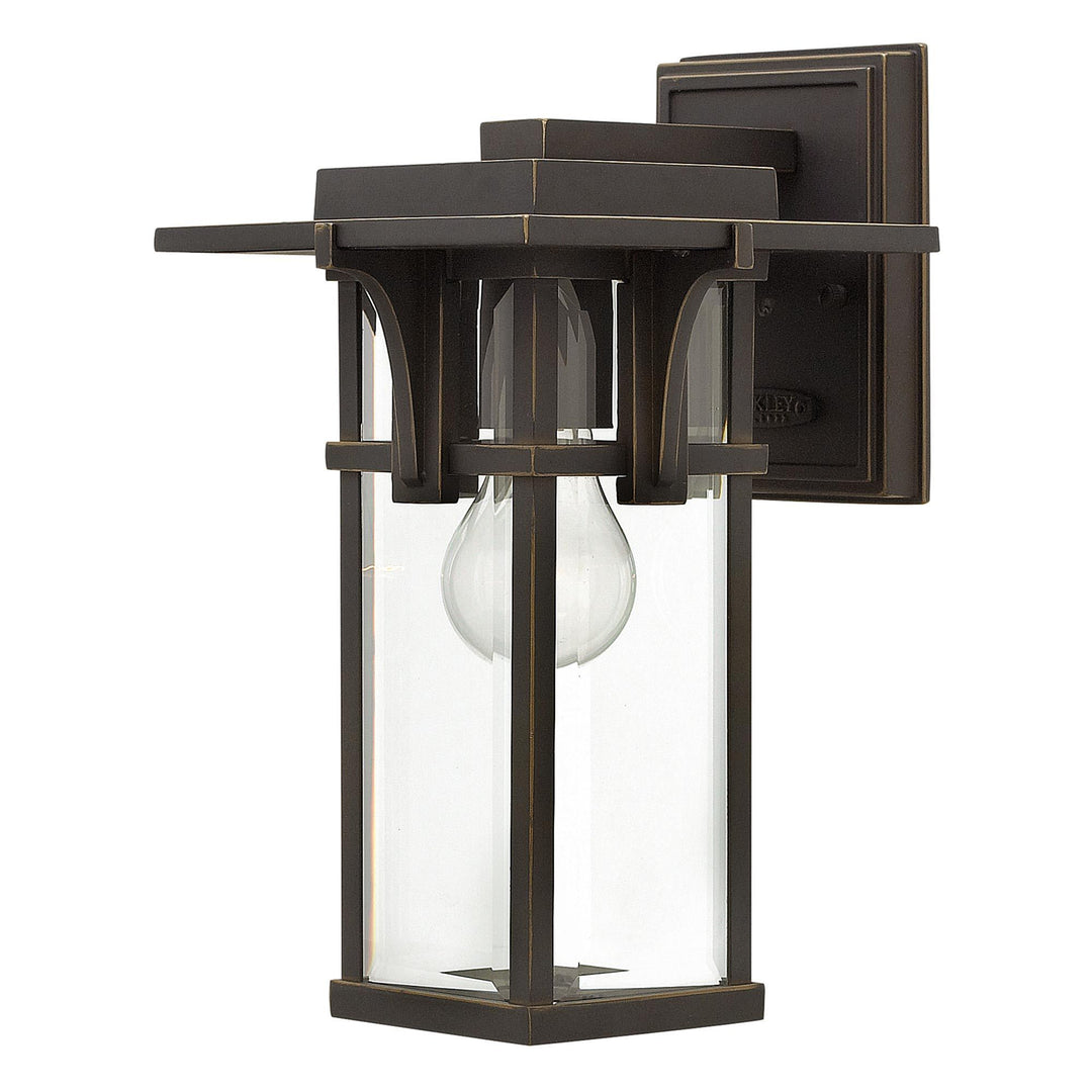 Norlys Manhattan 1 Light Small Wall Lantern HK-MANHATTAN2-S Oil Rubbed Bronze