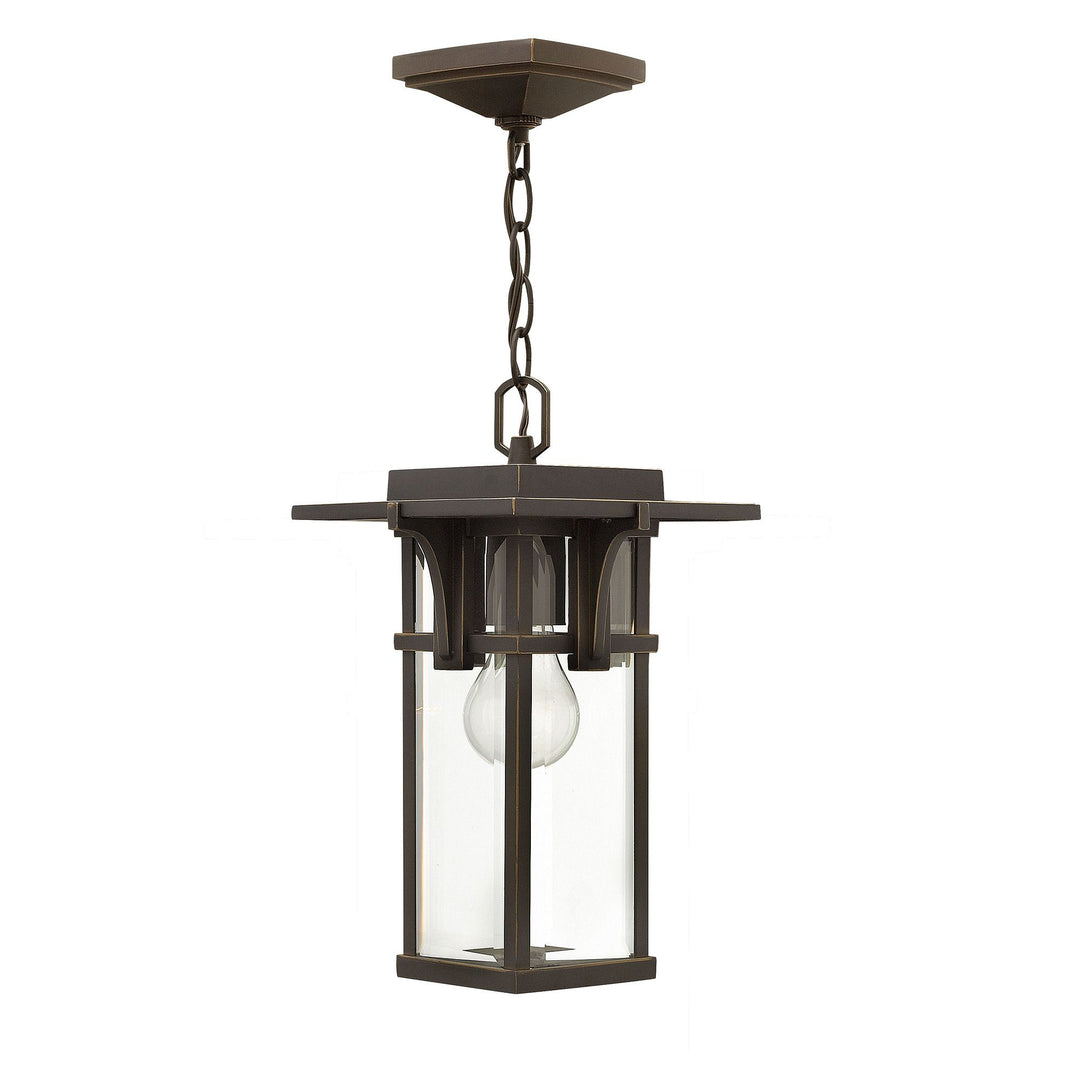 Norlys Manhattan 1 Light Chain Lantern HK-MANHATTAN8-S Oil Rubbed Bronze