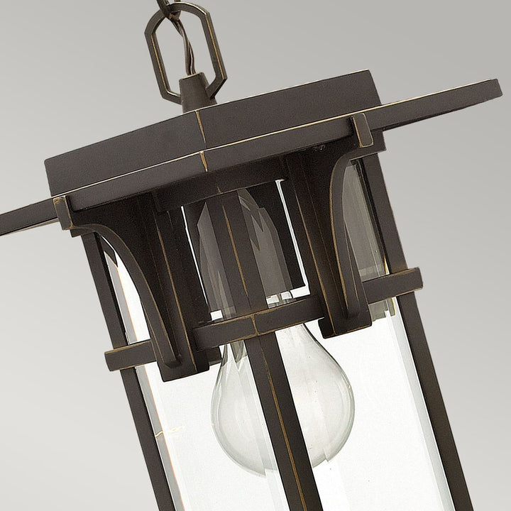 Norlys Manhattan 1 Light Chain Lantern HK-MANHATTAN8-S Oil Rubbed Bronze