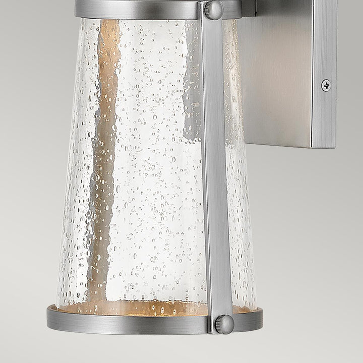 Norlys Miles 1 Light Wall Lantern HK-MILES-SI Painted Satin Nickel