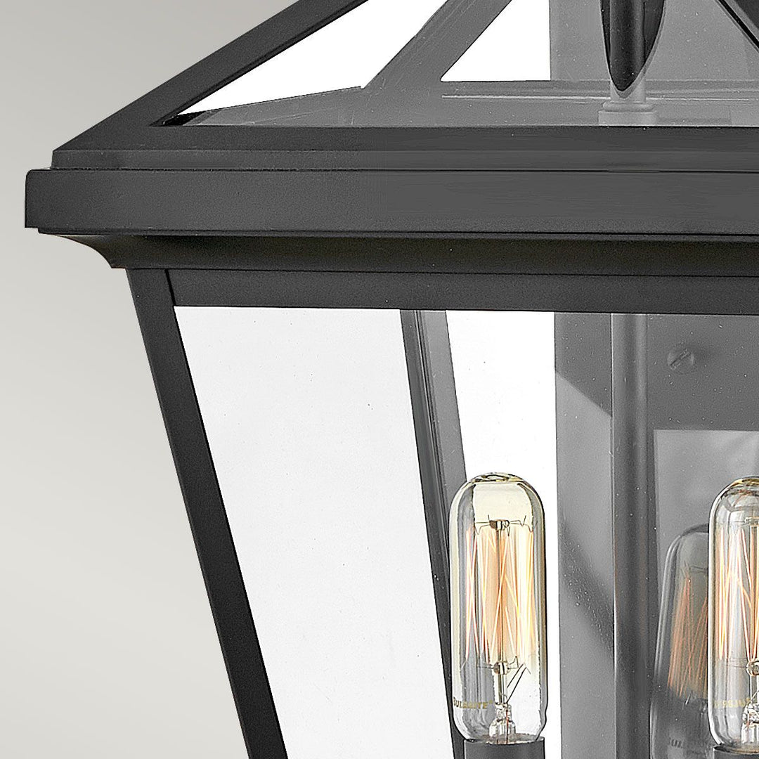 Norlys Palma 2lt Medium Wall Lantern HK-PALMA-M-BK Black