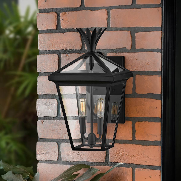 Norlys Palma 2lt Medium Wall Lantern HK-PALMA-M-BK Black