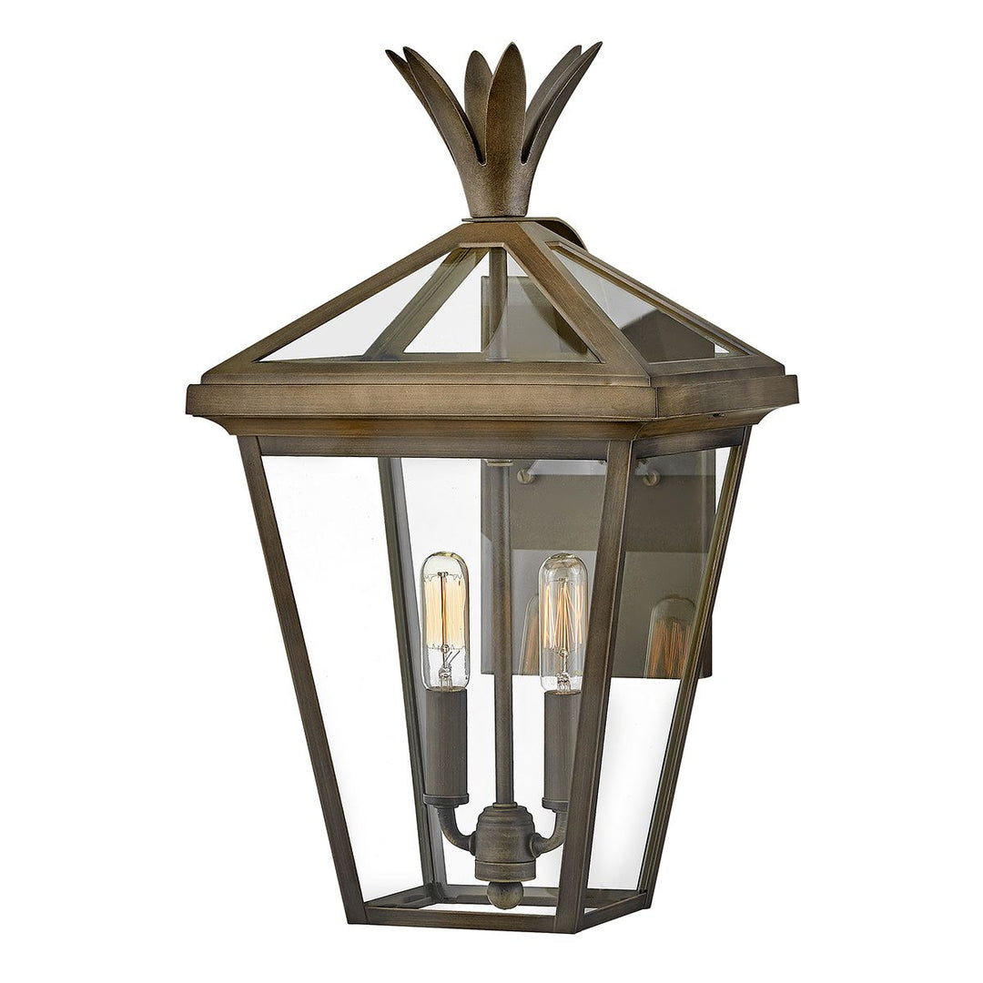 Norlys Palma 2lt Medium Wall Lantern HK-PALMA-M-BU Burnished Bronze