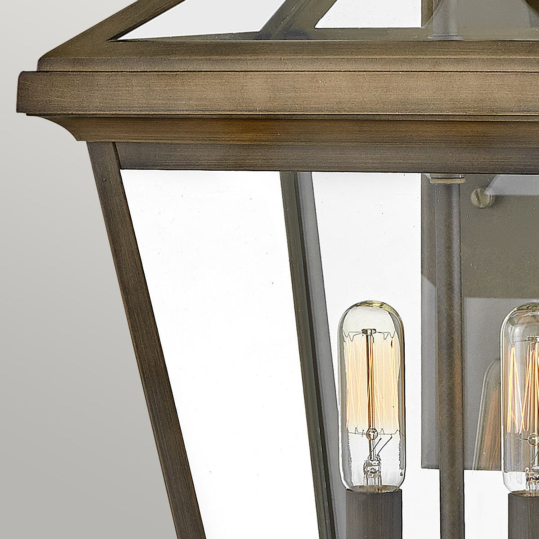 Norlys Palma 2lt Medium Wall Lantern HK-PALMA-M-BU Burnished Bronze