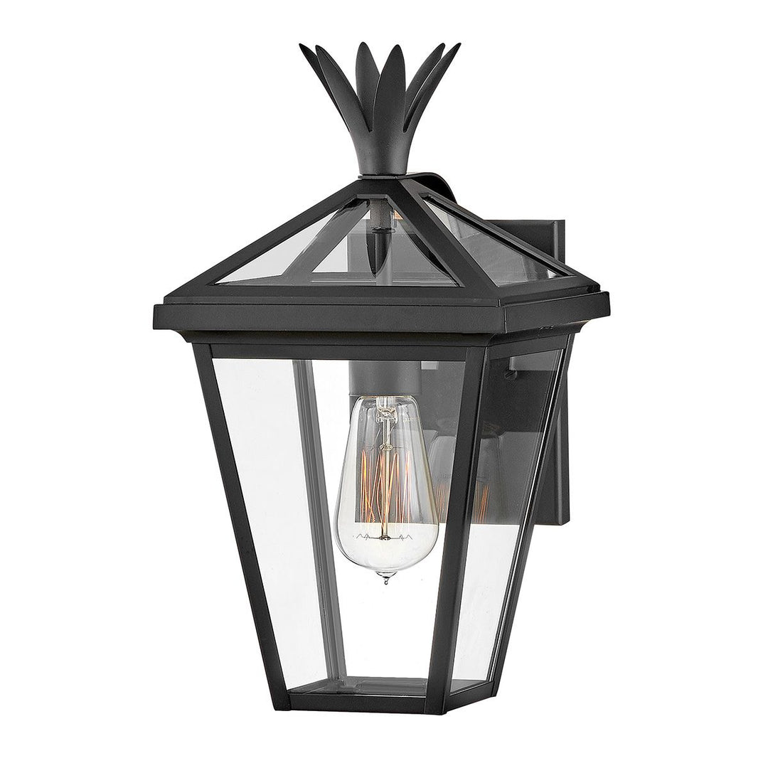 Norlys Palma 1lt Small Wall Lantern HK-PALMA-S-BK Black