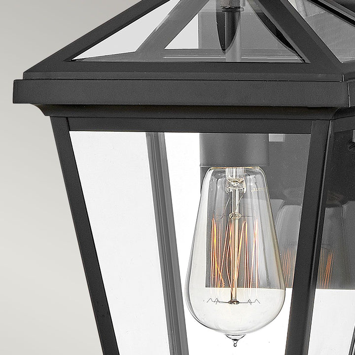 Norlys Palma 1lt Small Wall Lantern HK-PALMA-S-BK Black