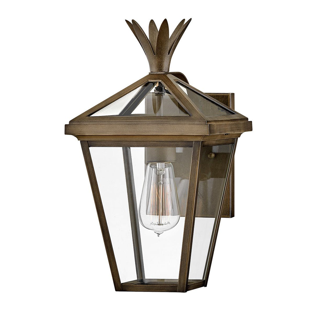 Norlys Palma 1lt Small Wall Lantern HK-PALMA-S-BU Burnished Bronze