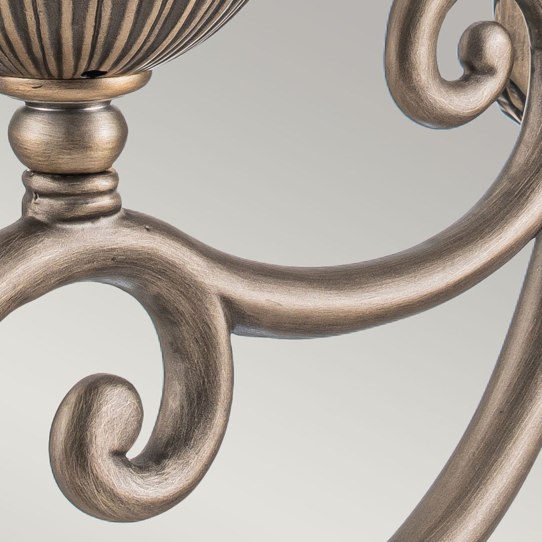 Norlys Plantation 1lt Medium Wall Lantern HK-PLANTATION-M-BU Burnished Bronze