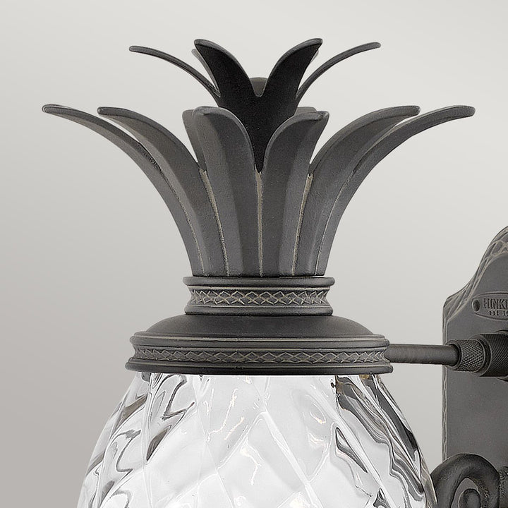 Norlys Plantation 1lt Medium Wall Lantern HK-PLANTATION-M-MB Museum Black