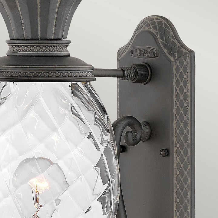 Norlys Plantation 1lt Medium Wall Lantern HK-PLANTATION-M-MB Museum Black