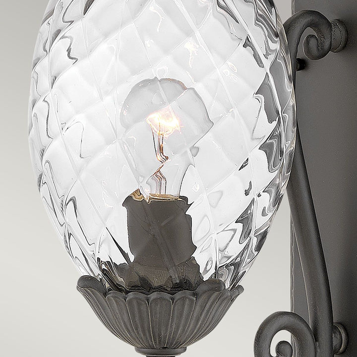 Norlys Plantation 1lt Medium Wall Lantern HK-PLANTATION-M-MB Museum Black