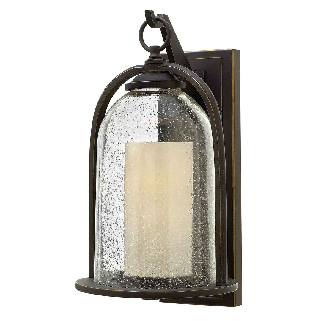 Norlys Quincy 1 Light Medium Wall Lantern HK-QUINCY-M Oil Rubbed Bronze