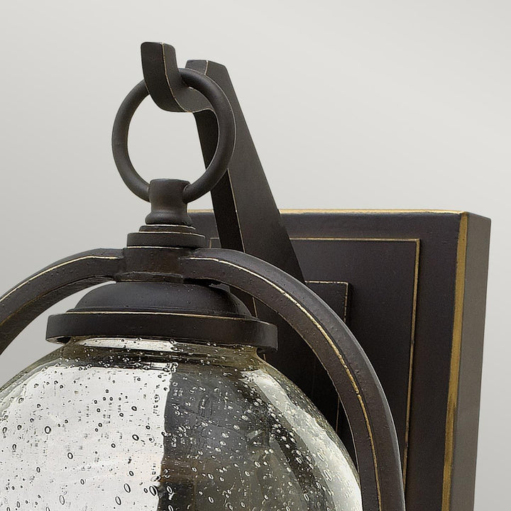 Norlys Quincy 1 Light Medium Wall Lantern HK-QUINCY-M Oil Rubbed Bronze
