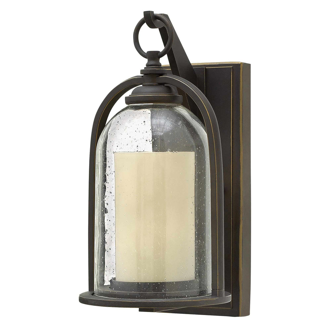 Norlys Quincy 1 Light Small Wall Lantern HK-QUINCY-S Oil Rubbed Bronze