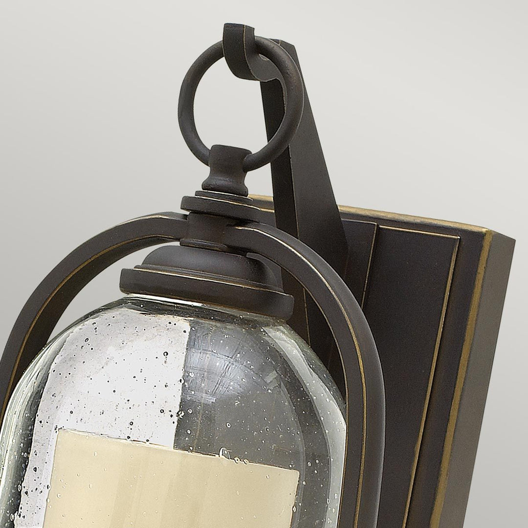 Norlys Quincy 1 Light Small Wall Lantern HK-QUINCY-S Oil Rubbed Bronze