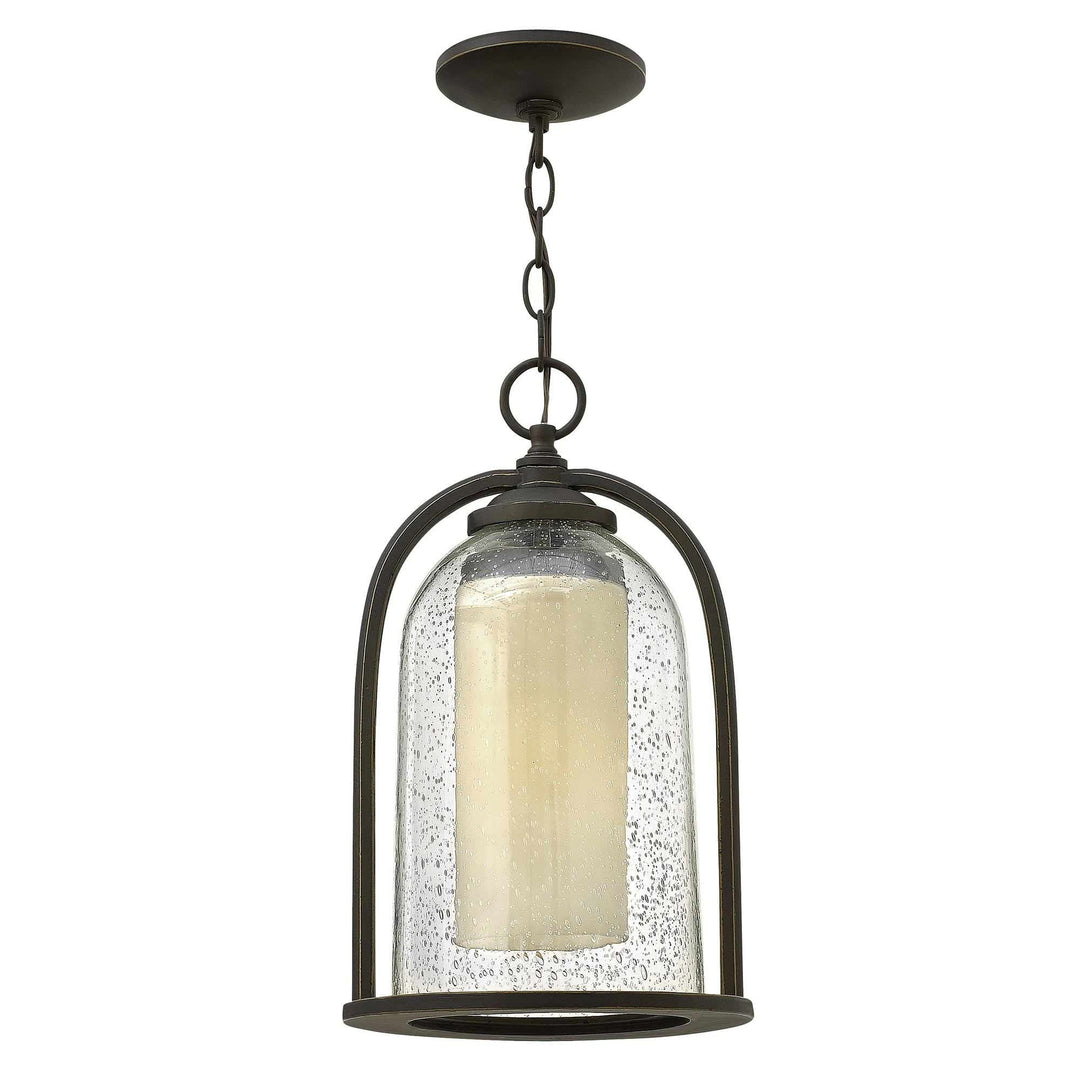 Norlys Quincy 1 Light Medium Chain Lantern HK-QUINCY8-M Oil Rubbed Bronze