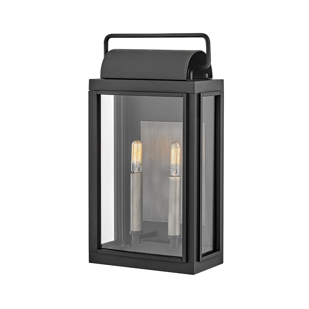 Norlys Sag Harbor 2 Light Medium Wall Lantern HK-SAG-HARBOR-M-BK Black