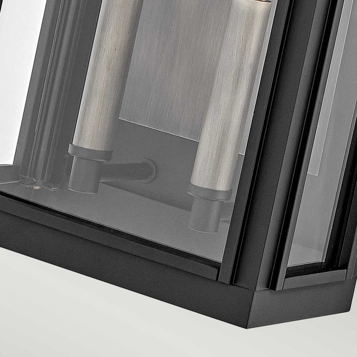 Norlys Sag Harbor 2 Light Medium Wall Lantern HK-SAG-HARBOR-M-BK Black