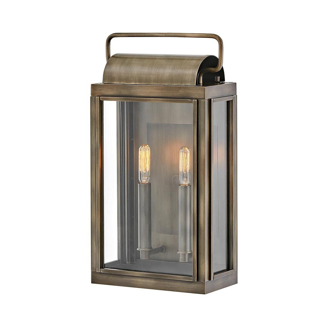 Norlys Sag Harbor 2 Light Medium Wall Lantern HK-SAG-HARBOR-M-BU Painted Burnished Bronze