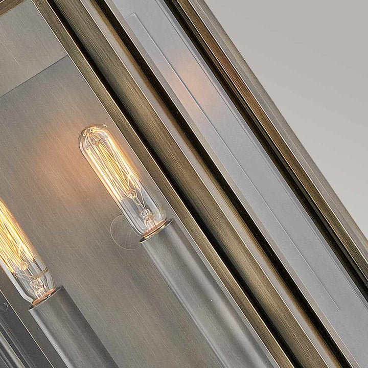 Norlys Sag Harbor 2 Light Medium Wall Lantern HK-SAG-HARBOR-M-BU Painted Burnished Bronze