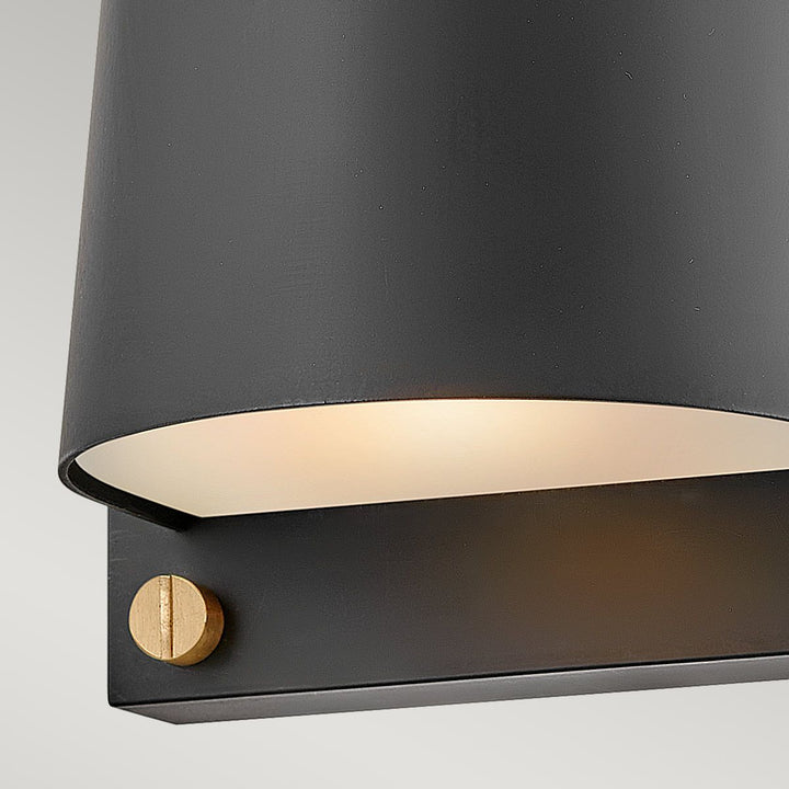 Norlys Scout 1lt Small Wall Light HK-SCOUT-BK Black