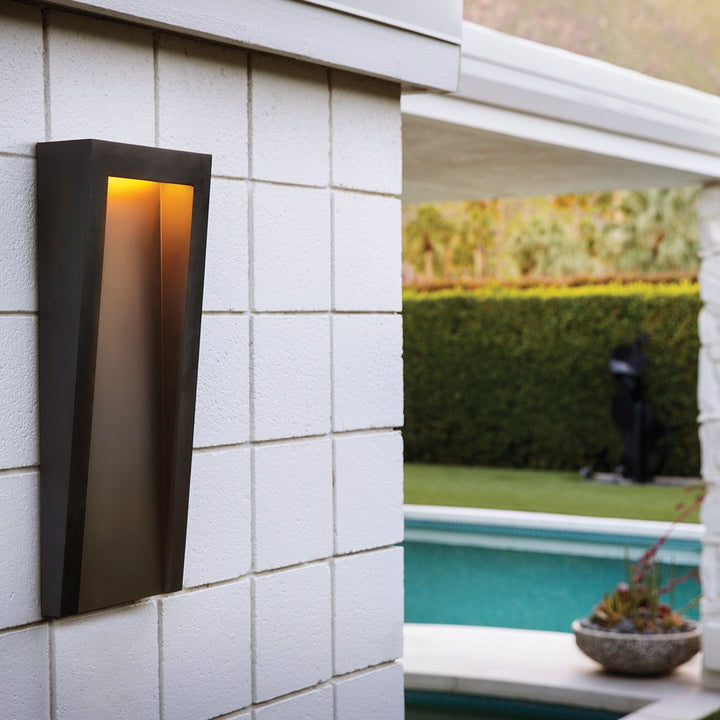 Norlys Taper LED Wall Lantern HK-TAPER-L-TBK Textured Black