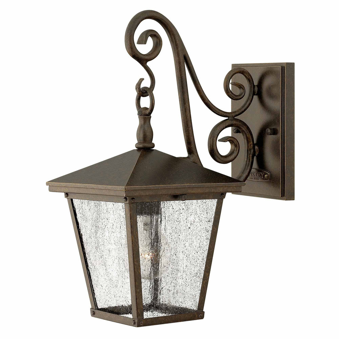 Norlys Trellis 1 Light Small Wall Lantern HK-TRELLIS2-S Regency Bronze