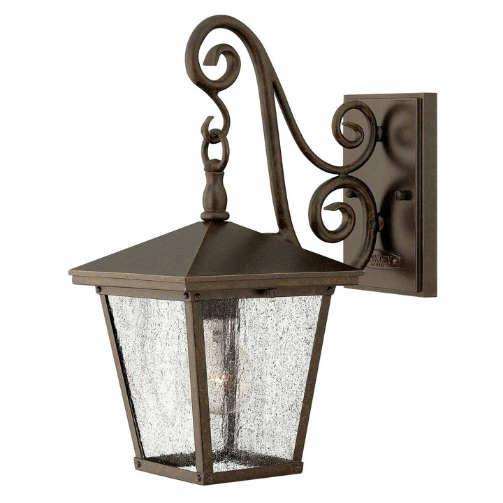Norlys Trellis 1 Light Small Wall Lantern HK-TRELLIS2-S Regency Bronze