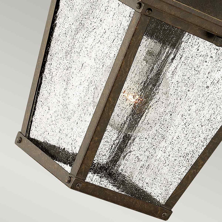 Norlys Trellis 1 Light Small Wall Lantern HK-TRELLIS2-S Regency Bronze