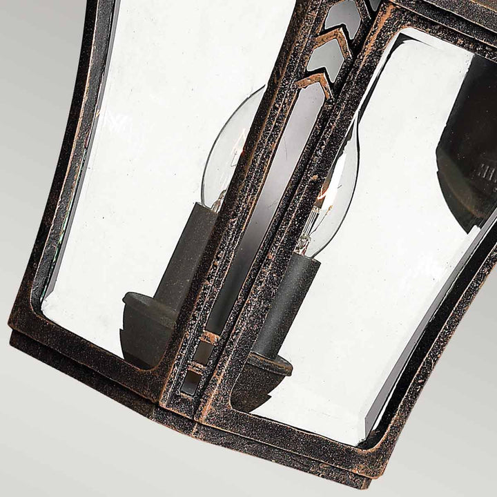 Norlys Wabash 2 Light Medium Wall Lantern HK-WABASH2-M Mocha