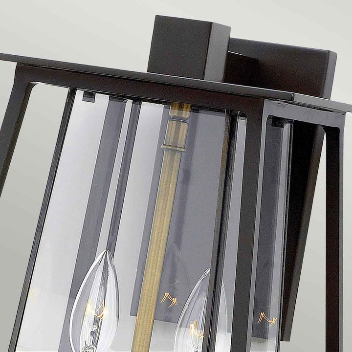 Norlys Walker 2 Light Large Wall Lantern HK-WALKER2-L Buckeye Bronze with Heritage Brass
