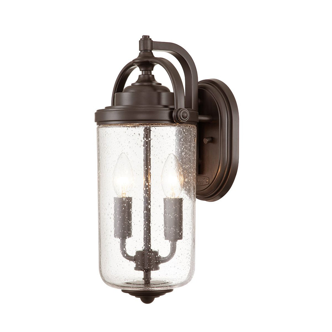Norlys Willoughby 2 Light Wall Lantern HK-WILLOUGHBY-M-OZ Oil Rubbed Bronze