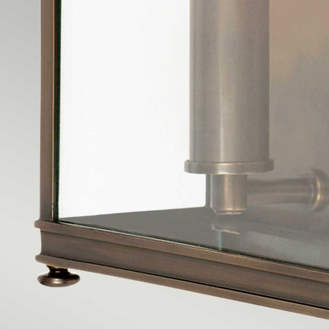 Norlys Holborn 2 Light Half Lantern Medium HL7-M-DB Dark Bronze